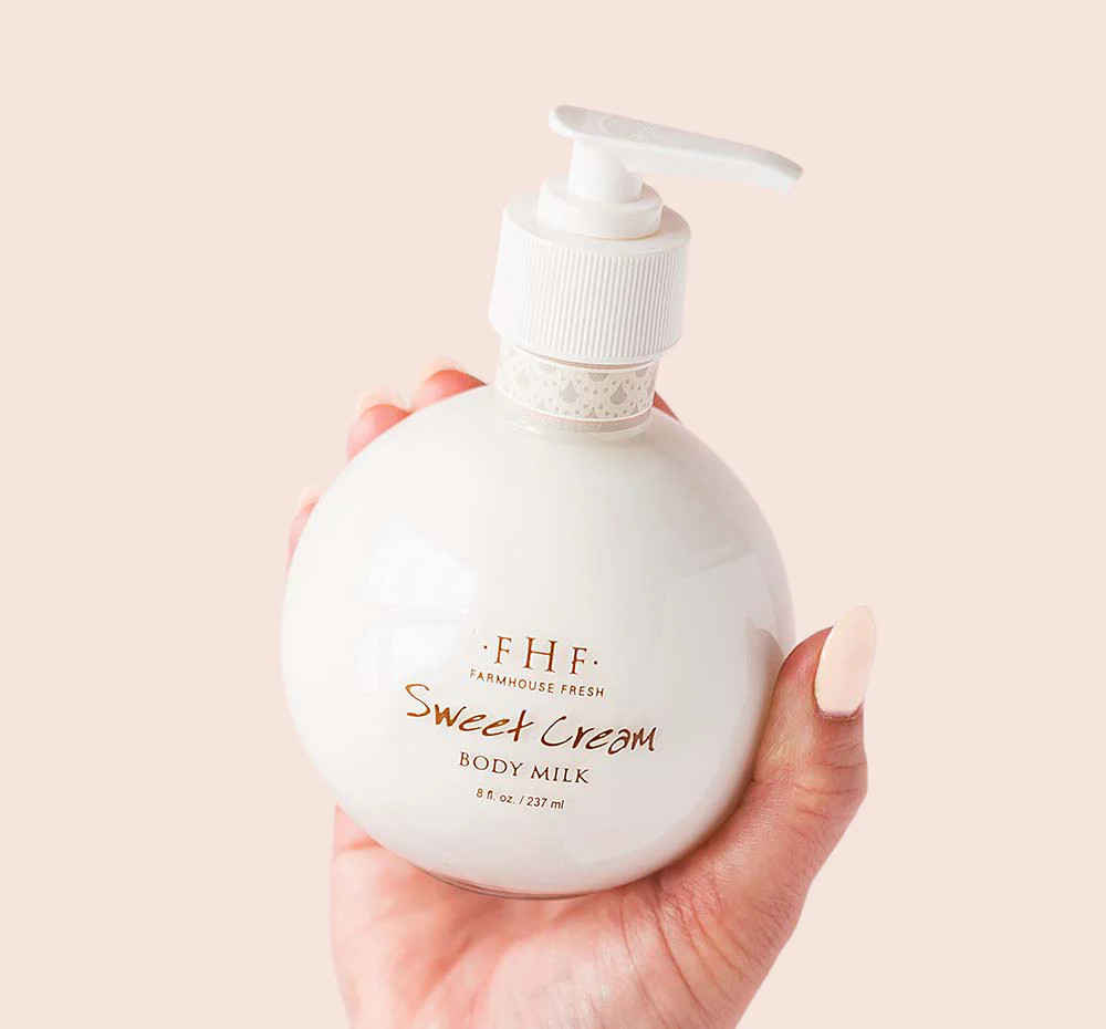 Sweet Cream Body Milk Lotion - Pump Top | FarmHouse Fresh