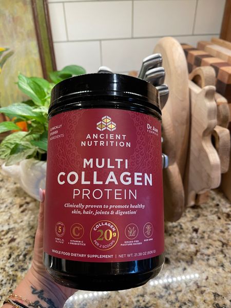Ancient nutrition multi collagen peptides-grass fed and non-GMO 

#LTKbeauty #LTKover40 #LTKfitness