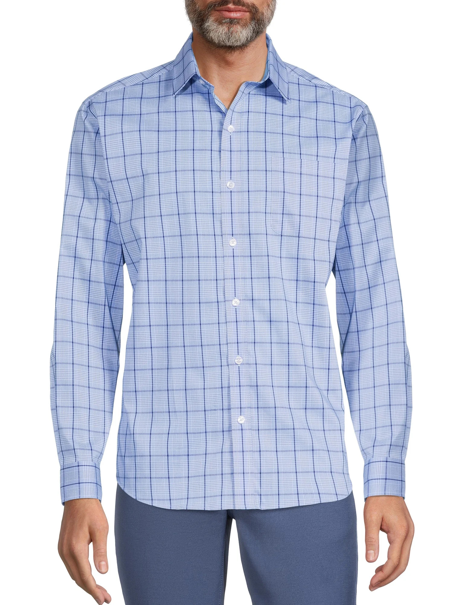 George Men's Classic Dress Shirt - Walmart.com | Walmart (US)