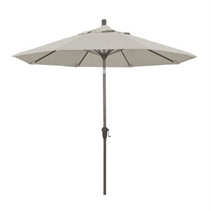 California Umbrella 9' Patio Umbrella in Woven Granite | Cymax