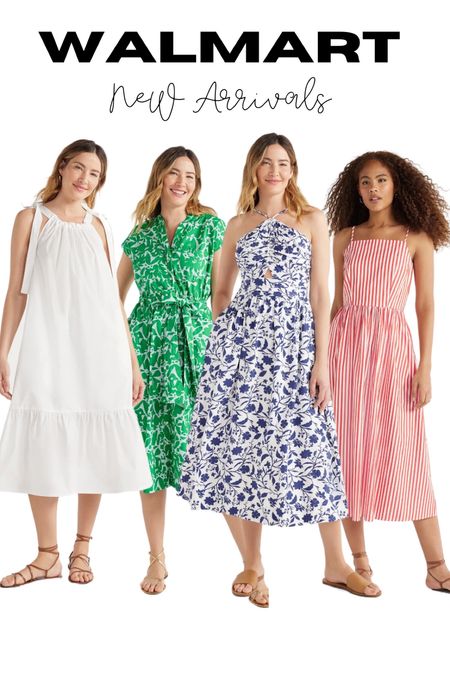 #WalmartPartner loving all of these spring and summer dresses new at Walmart! Loving all the colors prints and styles! #WalmartFashion @walmart @walmartfashion 

#LTKStyleTip #LTKFindsUnder50 #LTKOver40