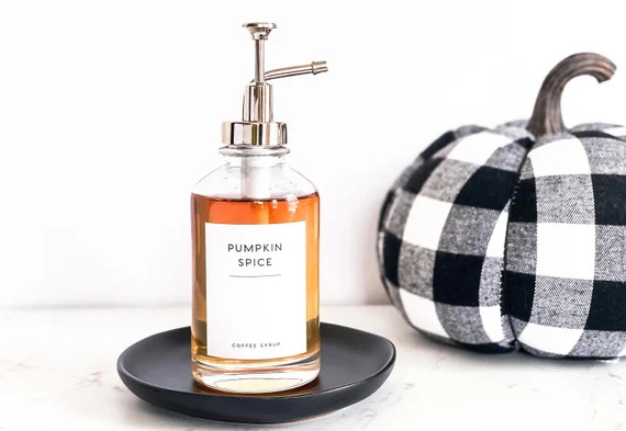 Coffee Syrup Labels Set for Coffee Bar Organization • Custom Labels for Coffee Station • Wate... | Etsy (US)