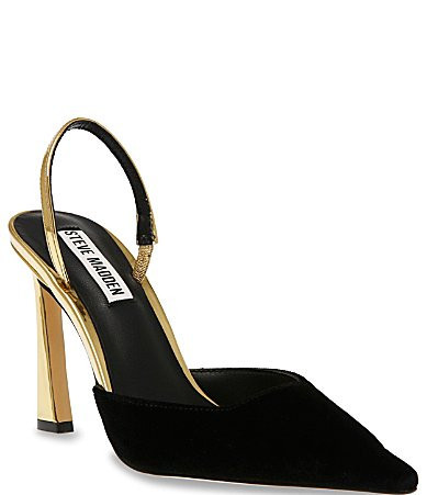 Steve Madden Drew Velvet Slingback Dress Pumps - 8 | Dillard's