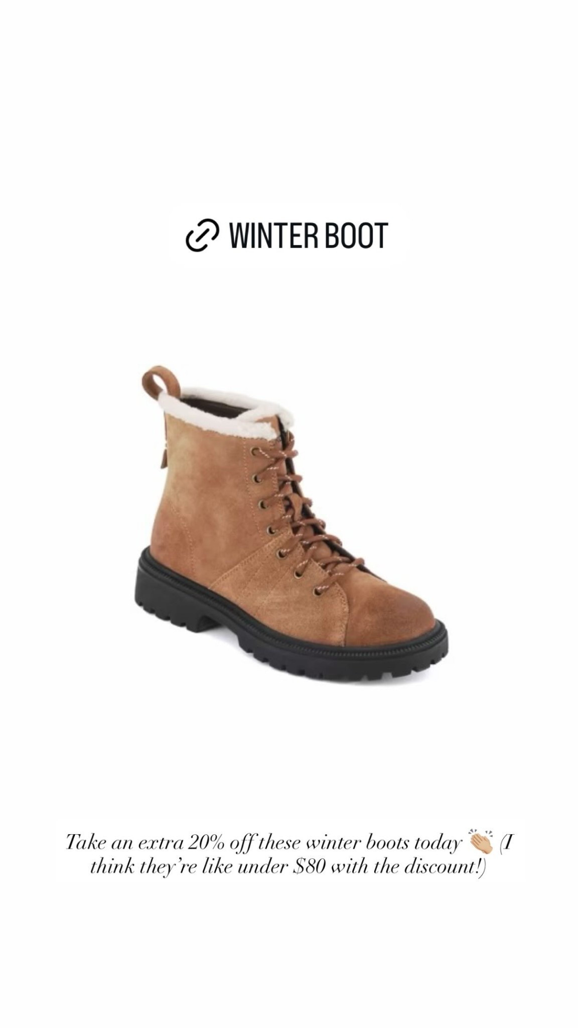 Exact pair linked on my stories right now! Winter snow boot. 

#LTKSaleAlert #LTKTravel #LTKSeasonal
