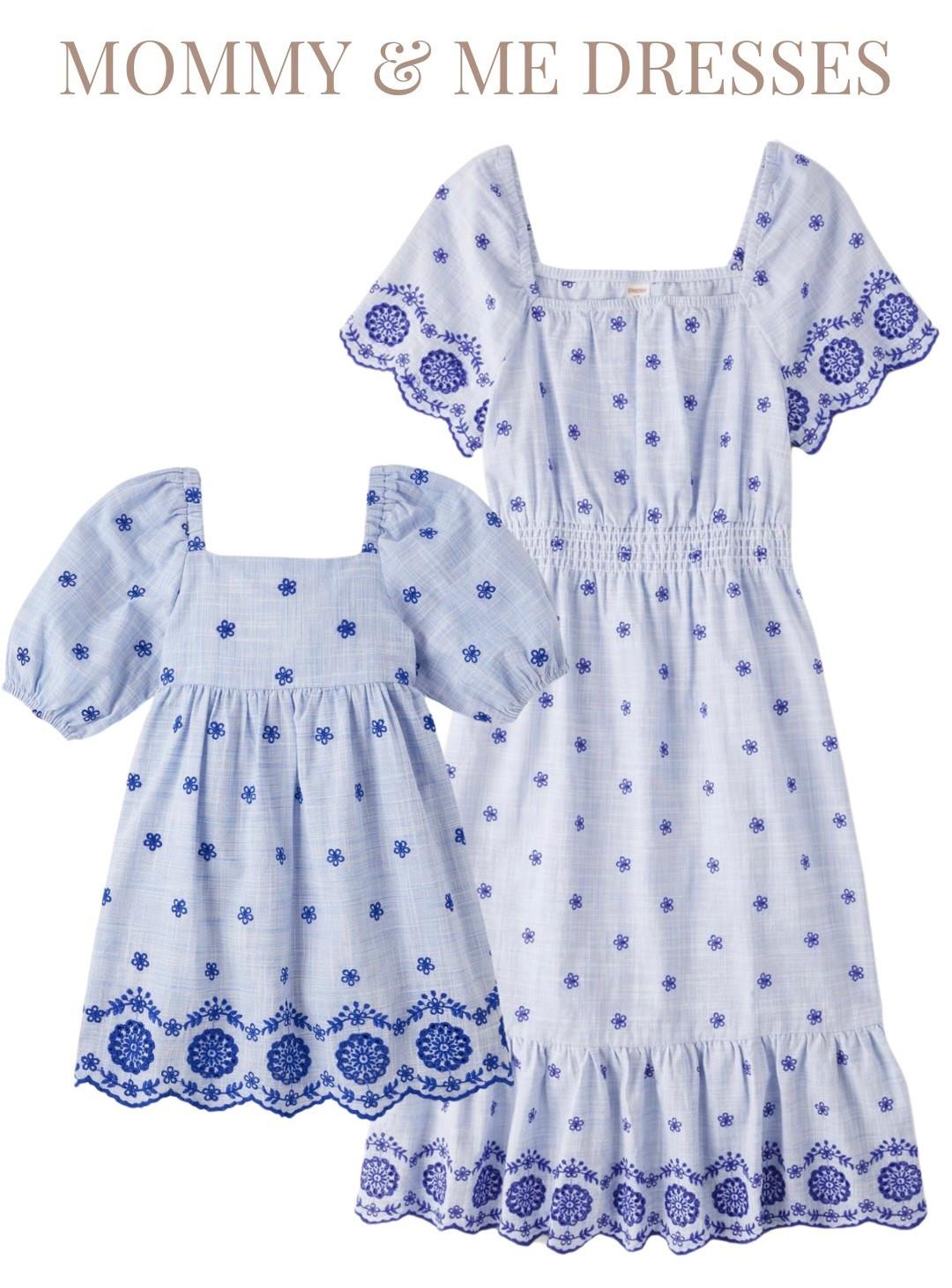 Matching mommy & me dresses! 💙

#LTKStyleTip #LTKKids #LTKFamily