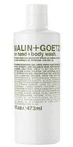 Malin + Goetz Rum Hand + Body Wash, soothing hydrating body soap for men and women, prevents dry ski | Amazon (US)