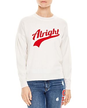 Sandro Ola Wool & Cashmere Alright Graphic Sweater | Bloomingdale's (US)
