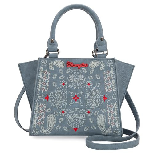 Wrangler Small Crossbody Purse, Boutique Paisley Designer Tote Bag for Women WG134-8012JN | Amazon (US)