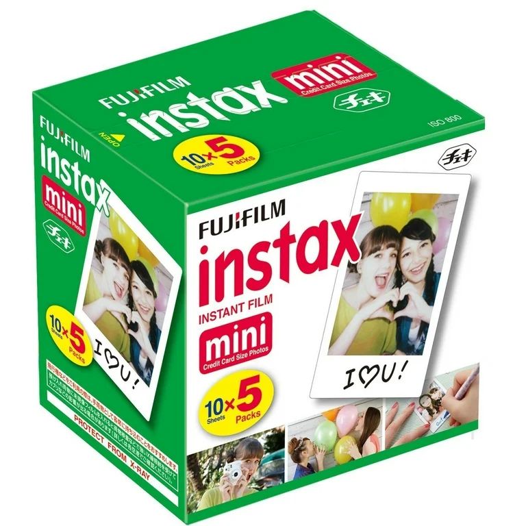 Fujifilm Instax Mini Instant Film, 50 Sheets | Walmart (US)