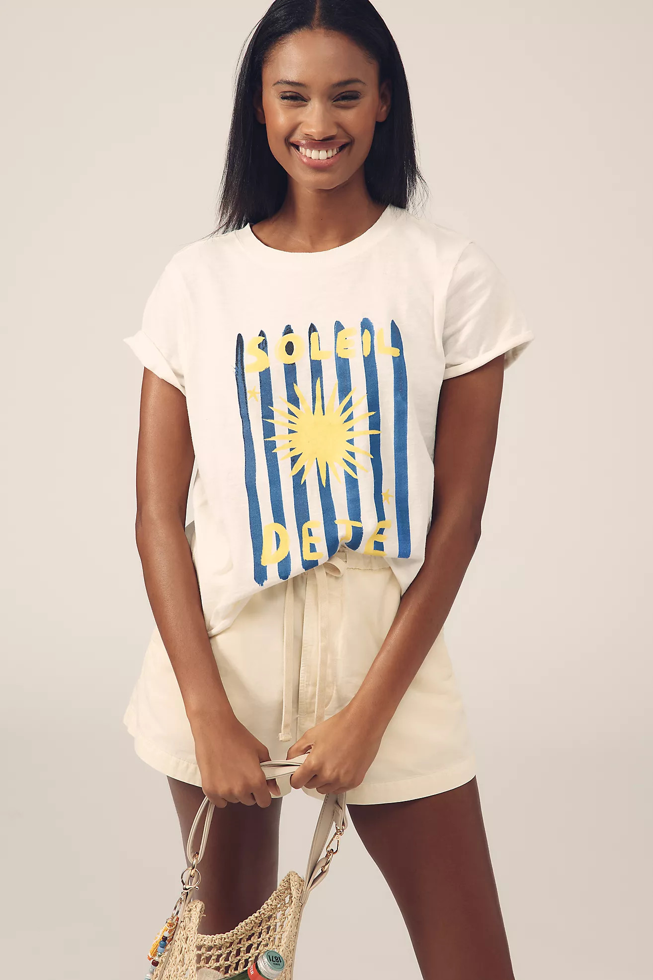 The Caitlin Boxy Tee by Maeve: Nephthys Illustrated Edition | Anthropologie (US)