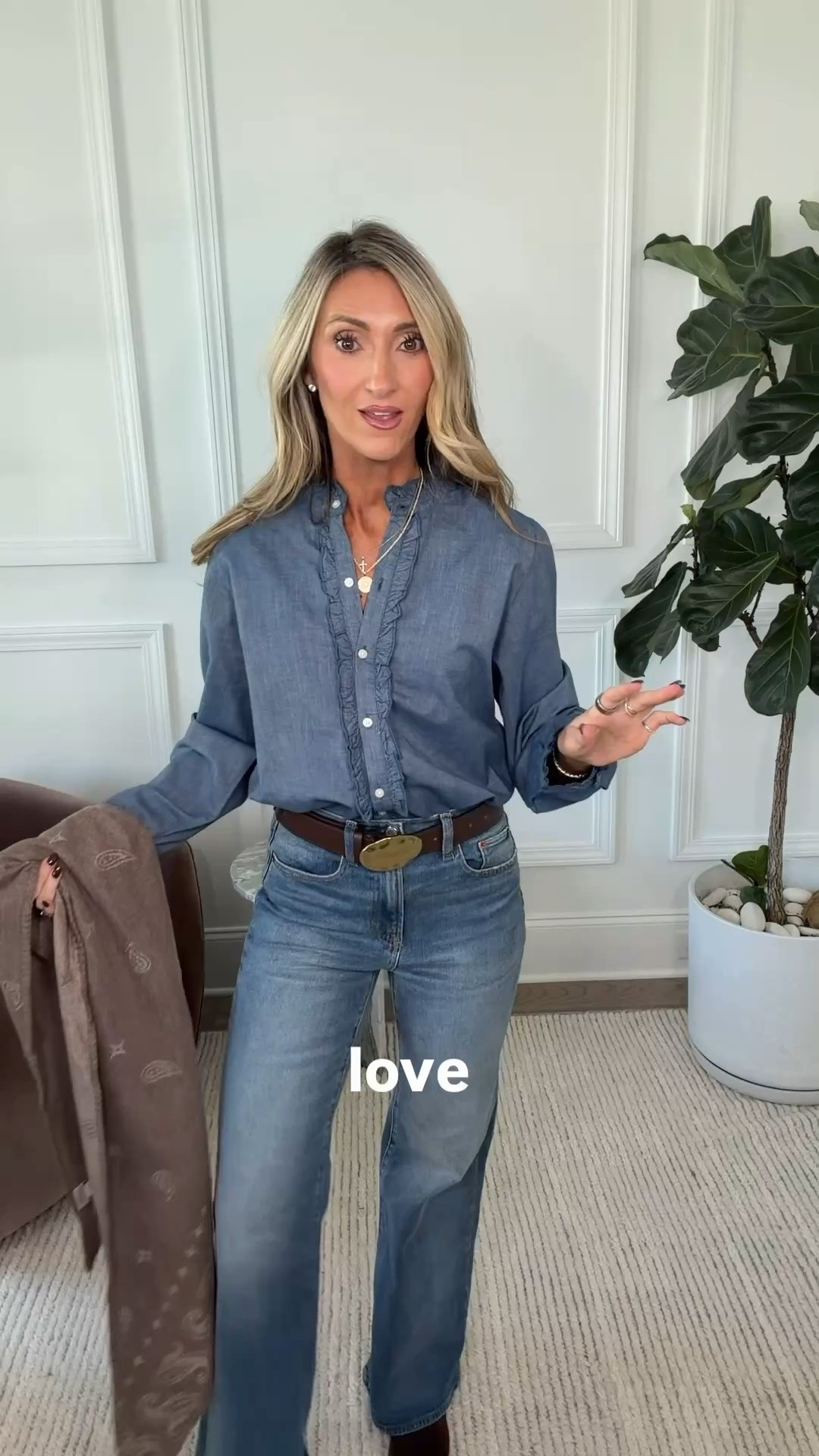 Denim on denim for the win!!