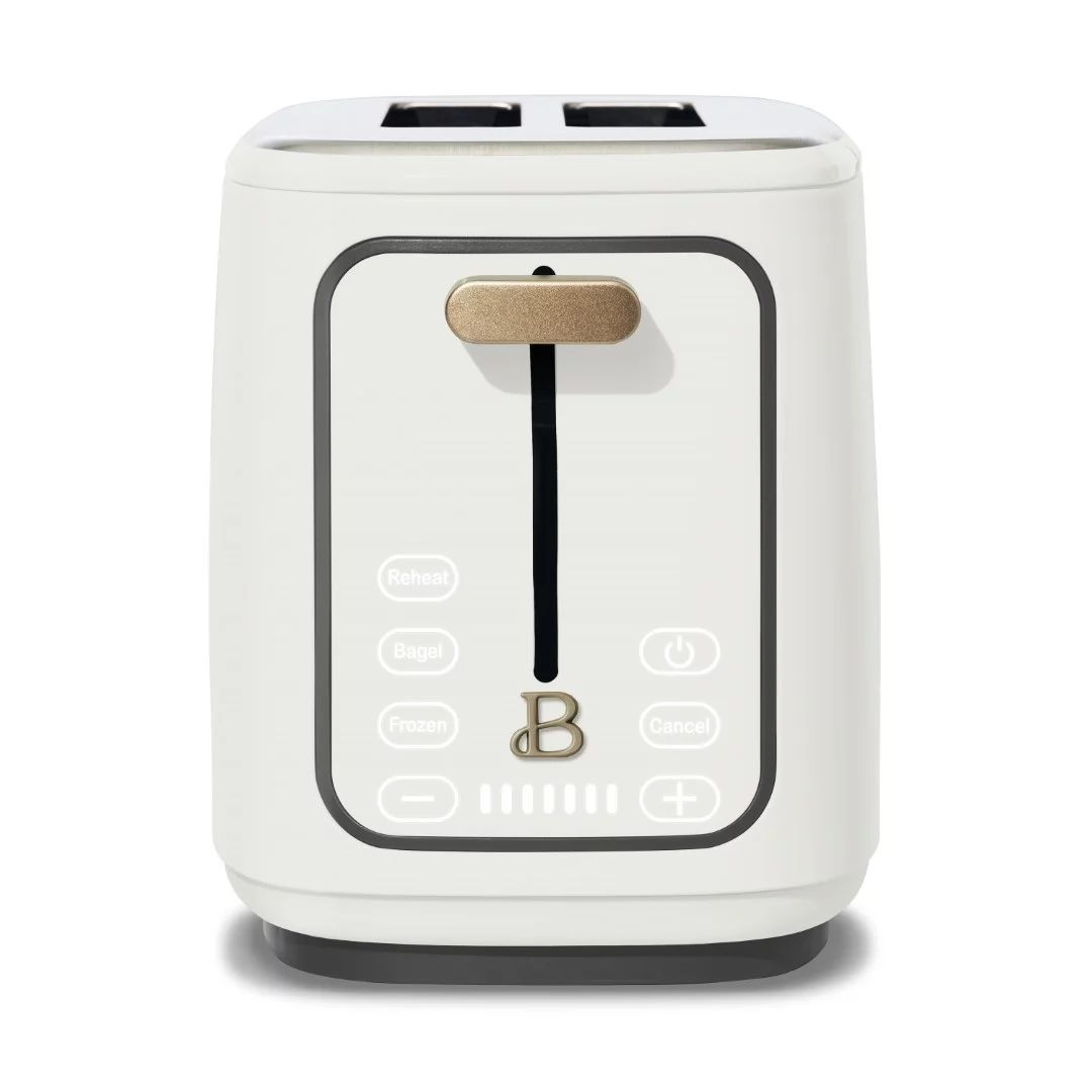 Beautiful 2-Slice Toaster with Touch-Activated Display, White Icing by Drew Barrymore | Walmart (US)