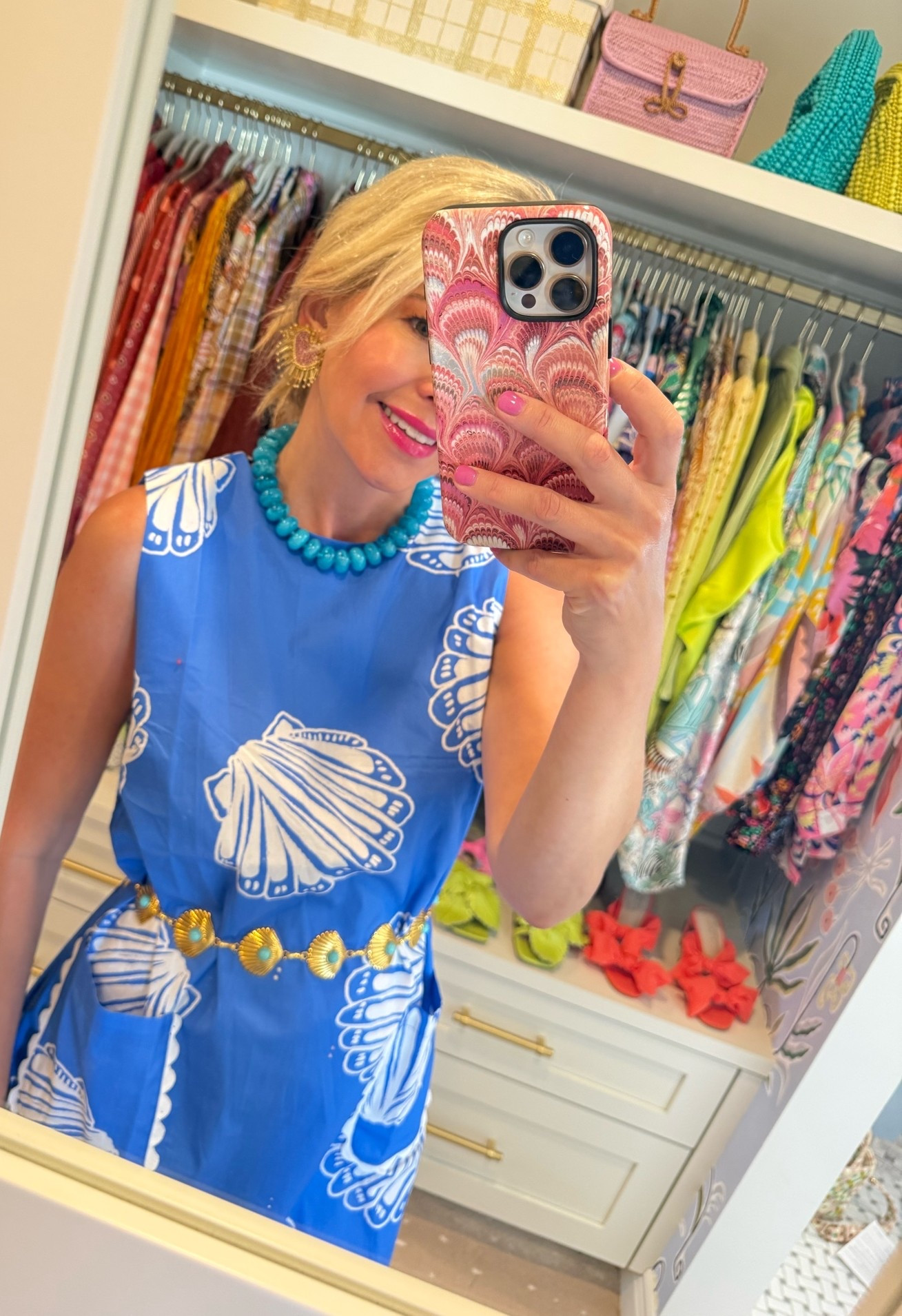 Even prettier IRL!!! 

Just found out this necklace is on MAJOR SALE!!! Just $38!!! 🩵🩵🩵🩵

#LTKootd #LTKSaleAlert
