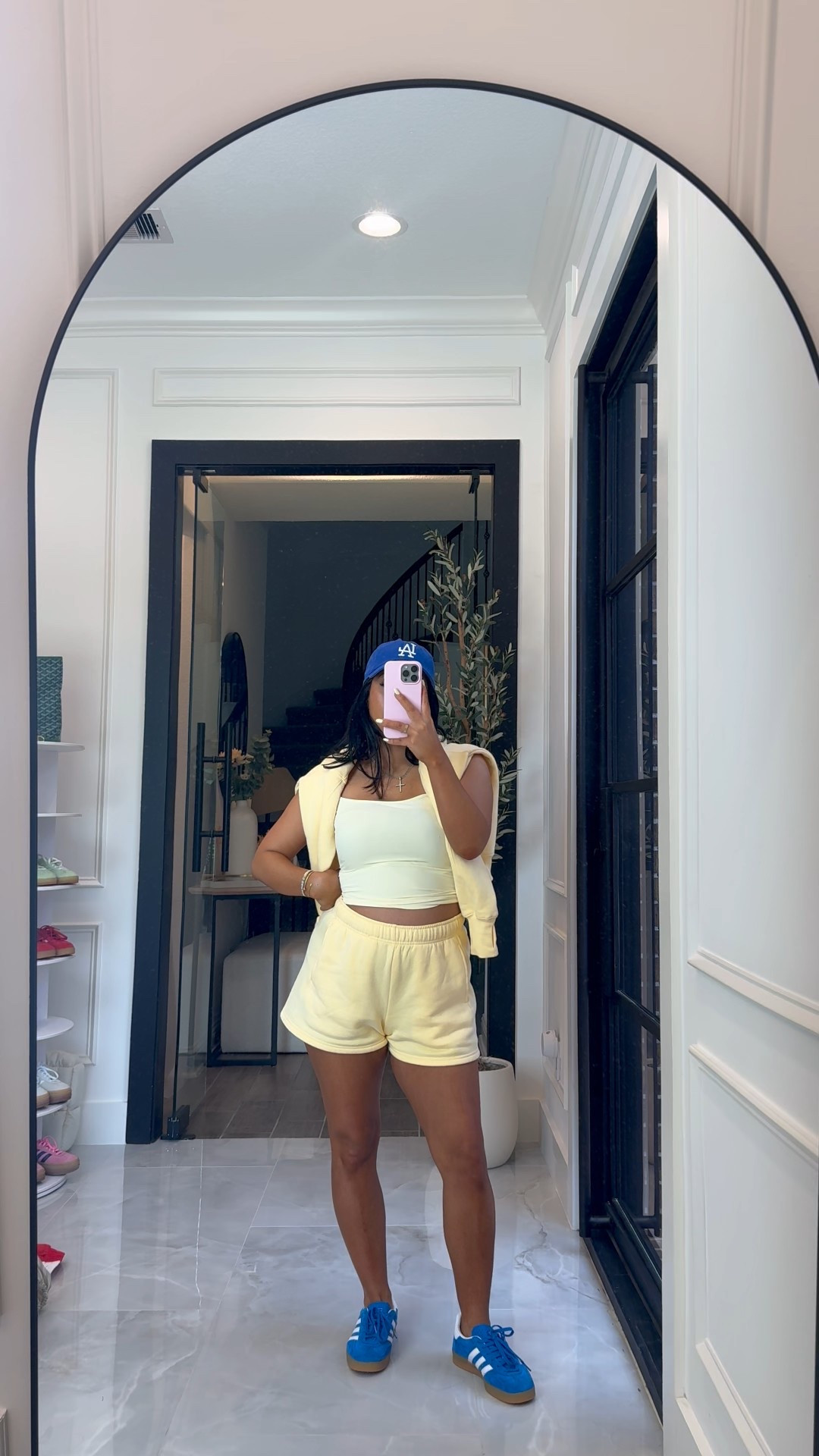 Butter yellow + blue for spring!! Wearing my normal size. Bump friendly 

Spring fashion
Causal outfit 
Errands outfit 
Matching set
Adidas 
Mom outfit 
What to wear
Butter yellow 

#LTKBump #LTKStyleTip #LTKFindsUnder50