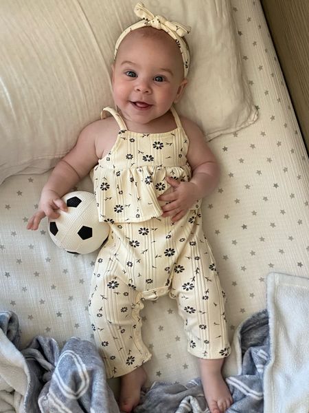 The cutest little jumpsuit for baby girl from the Grayson Mini Target line 💗 under $20! 

Baby girl clothing, baby girl spring outfit, baby girl summer outfit, baby girl jumpsuit, Target, Grayson Mini, baby one piece outfits 

#LTKFindsUnder50 #LTKBaby #LTKStyleTip