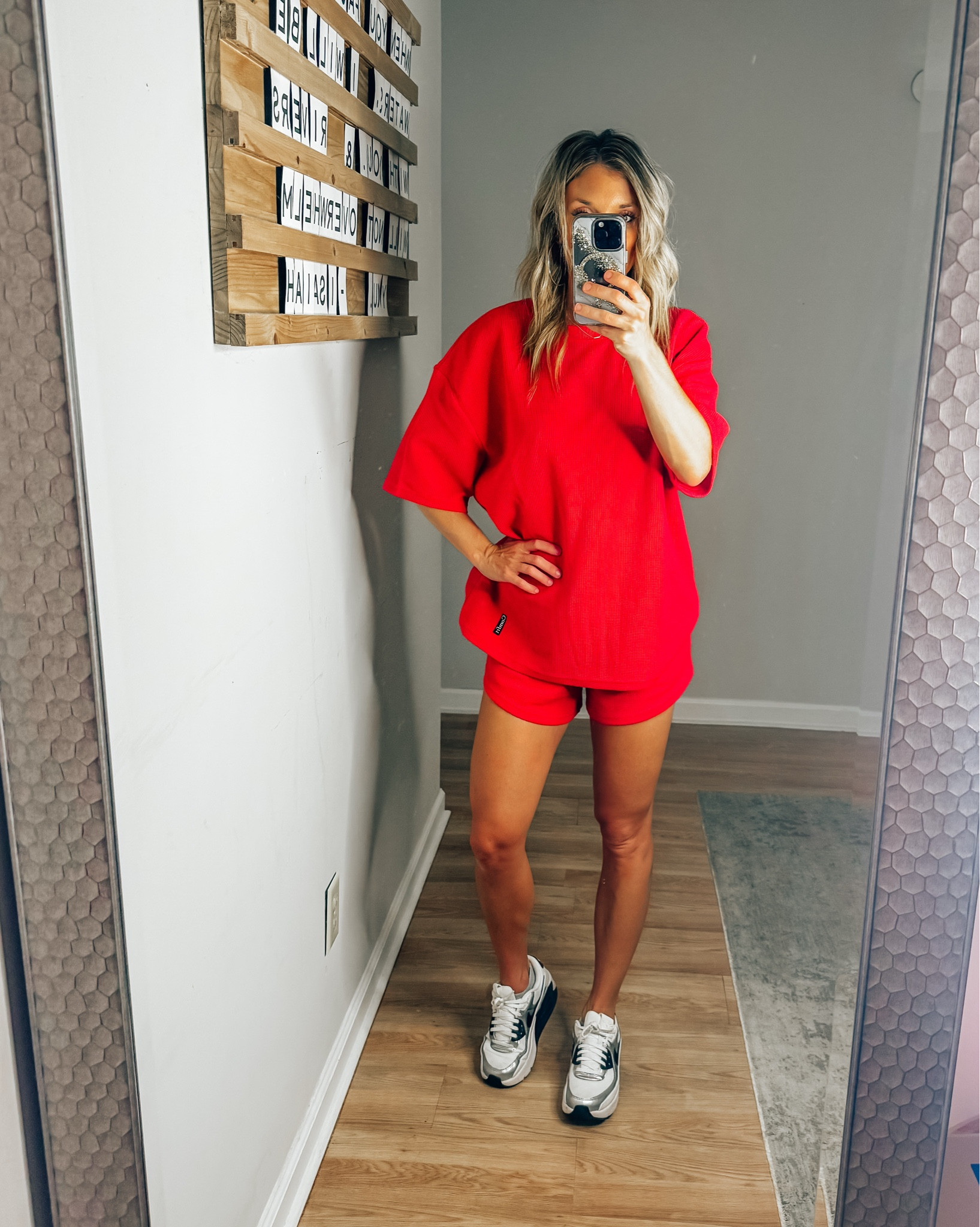 Obsessed with this red waffle knit COMFRT set ❤️ on sale now! 

#LTKActive #LTKFindsUnder100 #LTKSaleAlert