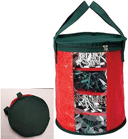 ADEPTNA Premium Christmas LED Lights Storage Reel Holder with Zip top with Easy Carry Handles Storag | Amazon (UK)