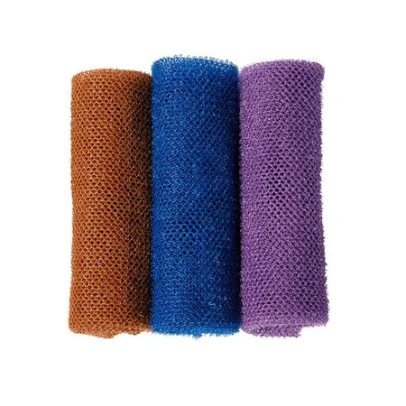 Bath Products 3 Pack Set African Net Sponge Bath Towels Wash Cloth Body Scrubbers for Use in Shower African Exfoliating Net for Back Scrubber Skin Bubble Bath Products Nylon,Spandex Pink | Walmart (US)