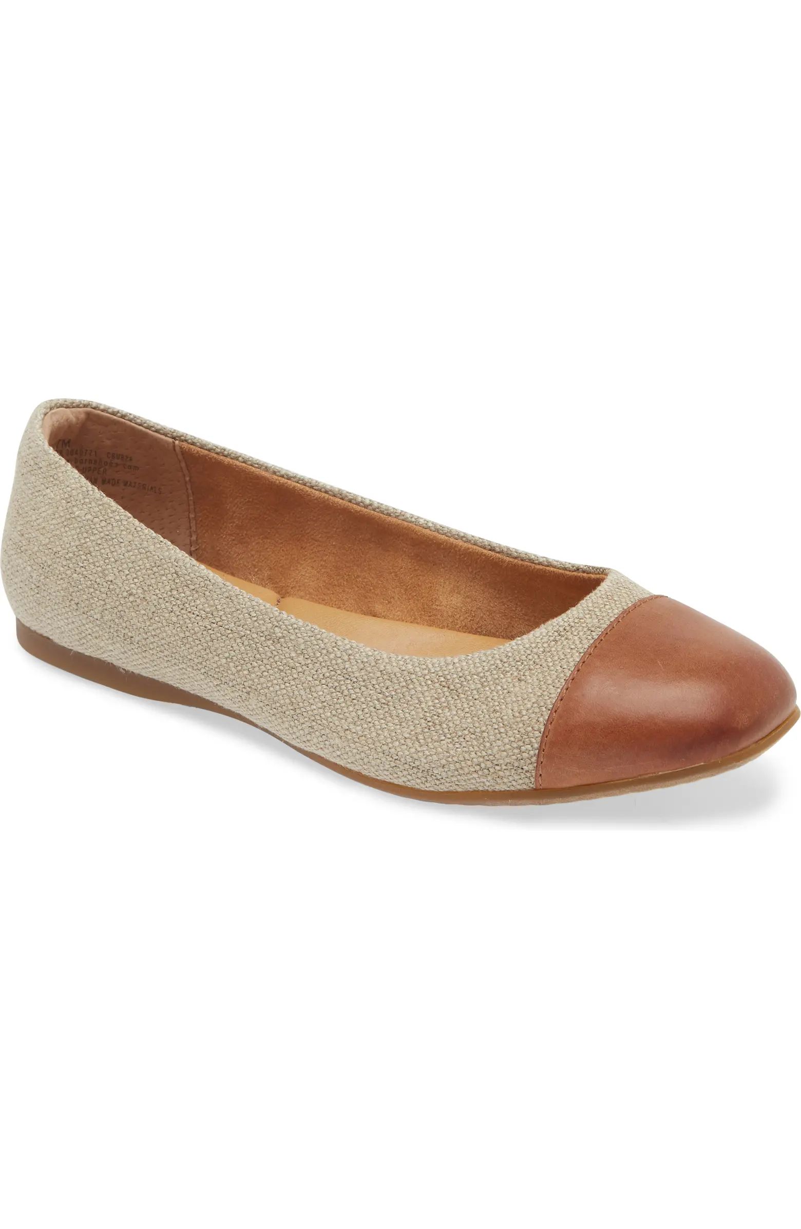 Batti Mixed Media Ballet Flat (Women) | Nordstrom Rack