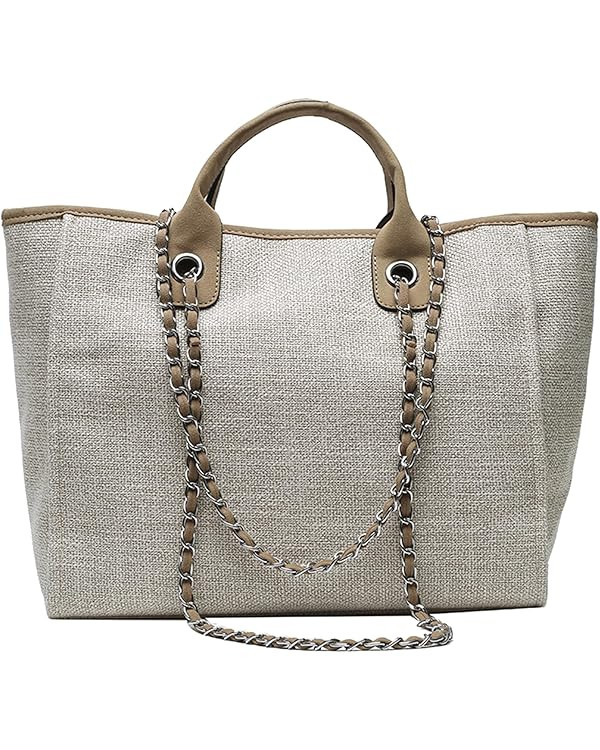 Tote Bag for Women Large Canvas Travel Handbags Bag Womens Work Tote Bags With Zipper Cute Bags | Amazon (US)