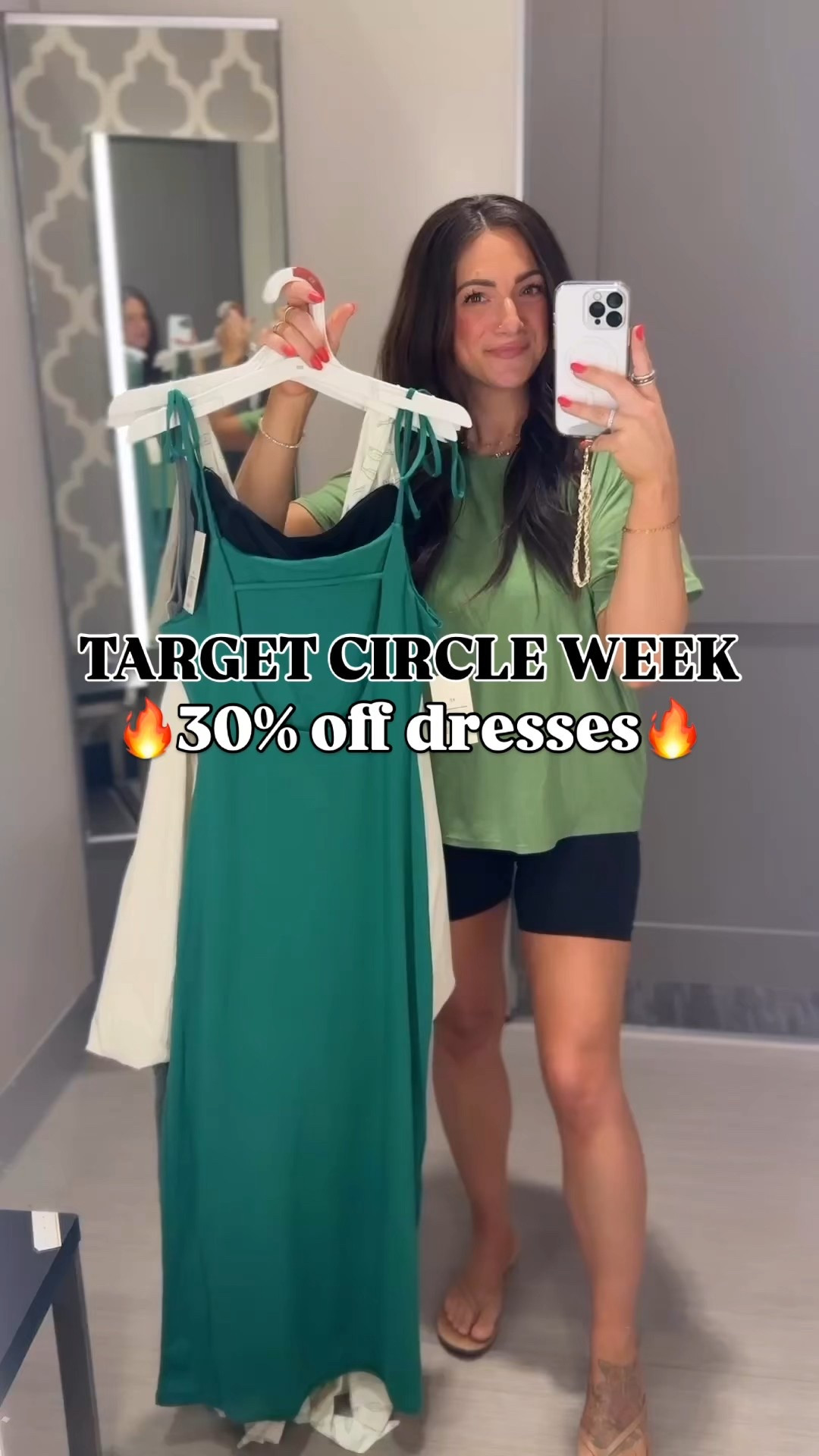 Target dresses 30% off during circle week!! I sized down in the midi dresses and did my true so small in the others 

#LTKSaleAlert #LTKPetite #LTKFindsUnder50