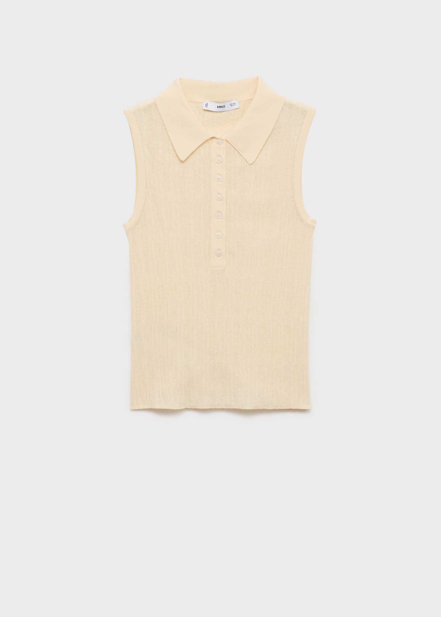 Polo-neck knitted top - Women | MANGO Netherlands | Mango EU