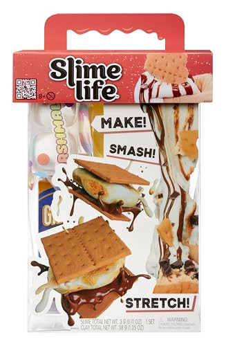 Slime Life S'Mores DIY Kit - Unboxing Ingredients to Make, Smash, and Stretch Your Food Slime, Ages 8+ | Amazon (US)