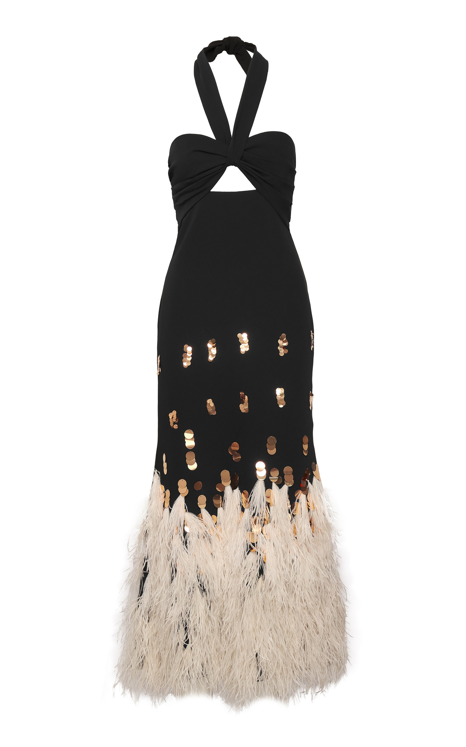 Clever And Lonely Feathered Maxi Dress | Moda Operandi (Global)
