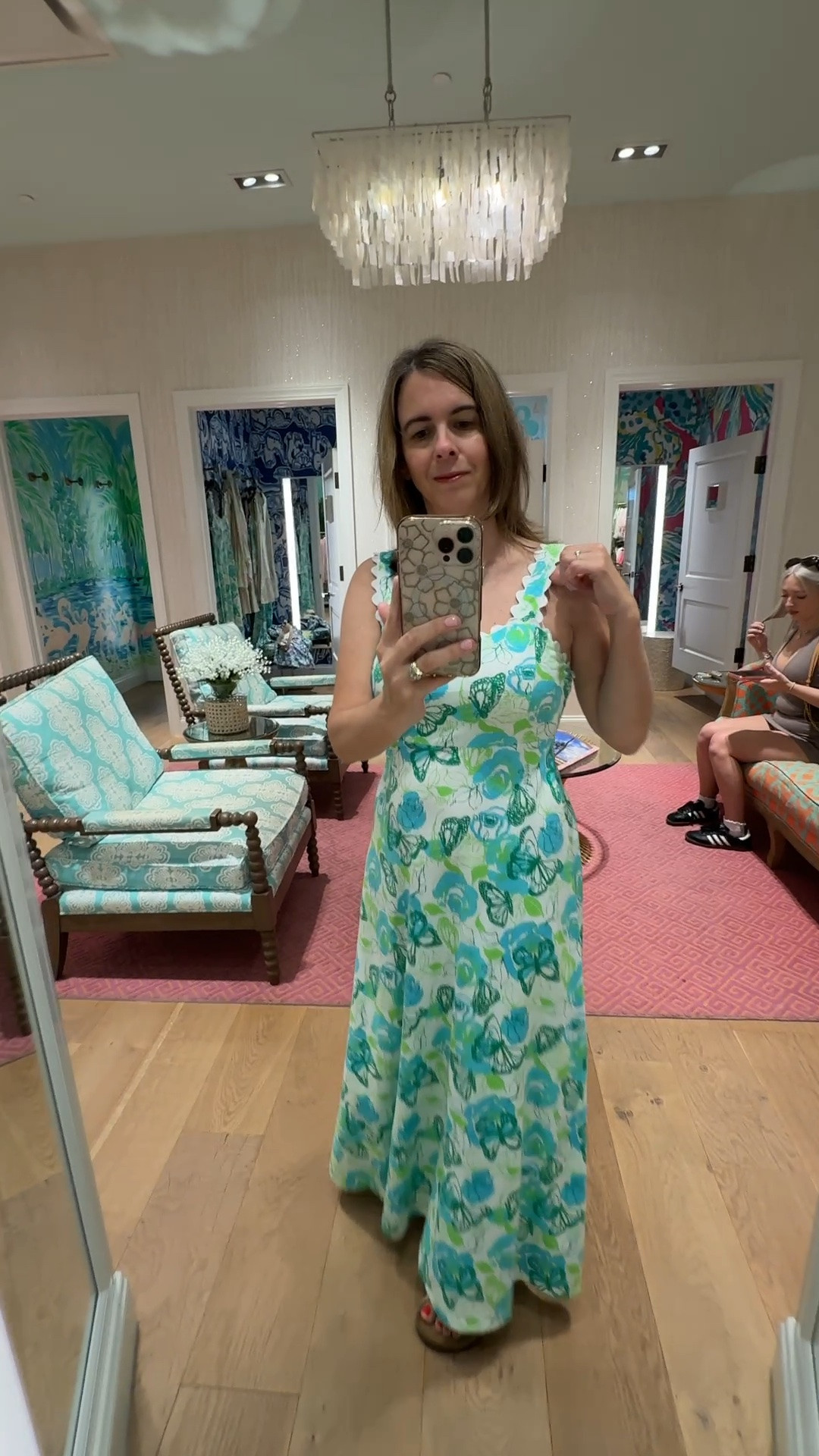 The details in this midi summer dress are what I love most! The adjustable straps with their ric rac trim, and an effortless swing fit paired with your favorite wedge sandals are perfect for dressy occasions, travel, and more. Dress size: small

#LTKOver40 #LTKTravel #LTKPetite
