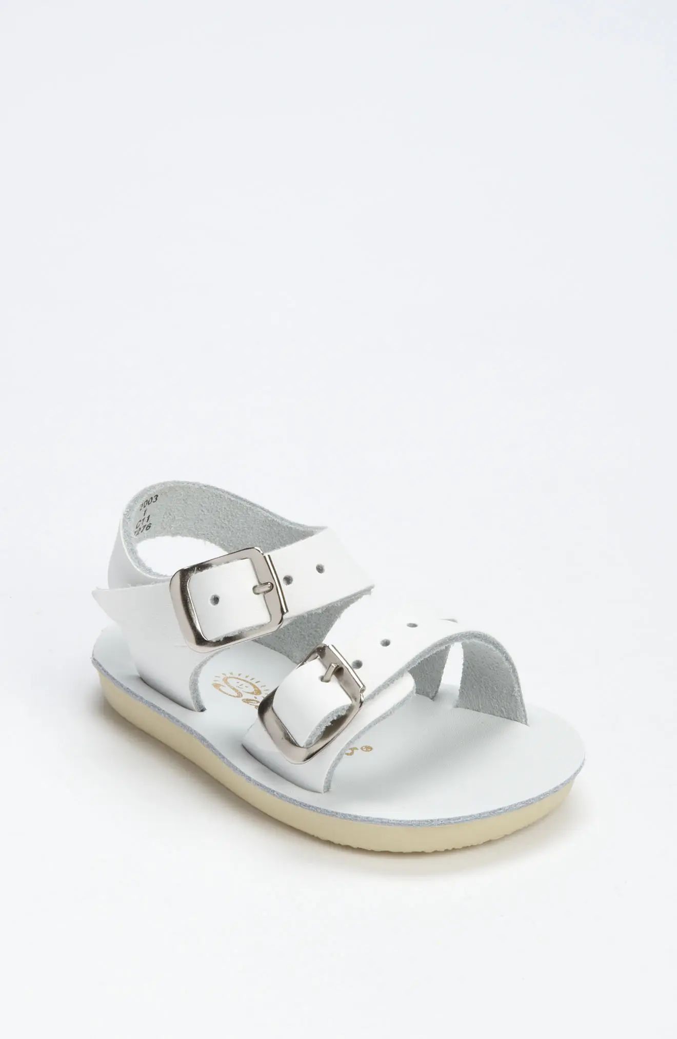 Infant Salt Water Sandals By Hoy Sea Wee Water Friendly Sandal, Size 0 M - White | Nordstrom