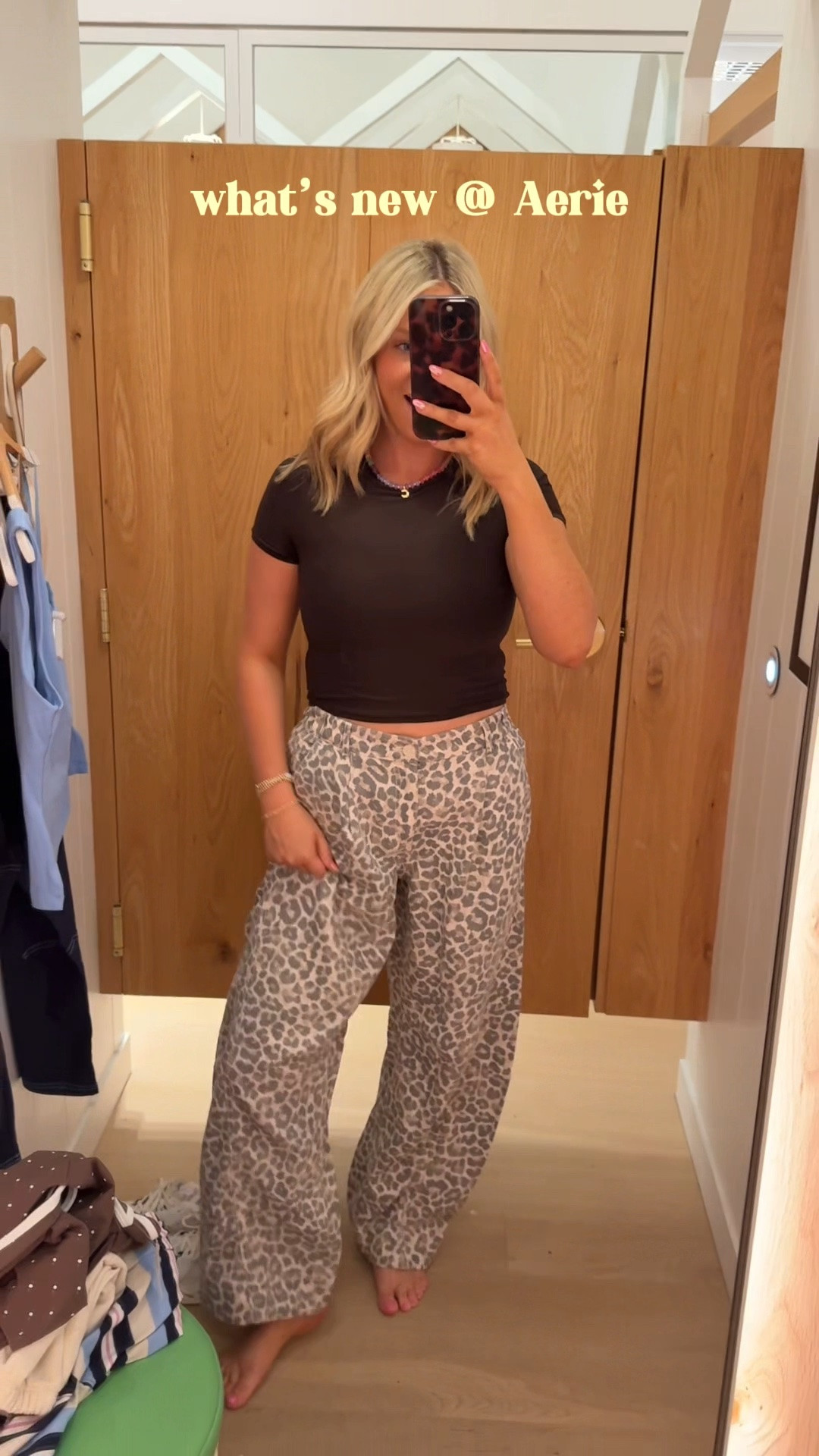 What’s new @ Aerie! For size reference, I am 5.4ft 135 lbs! Wearing a small in top and bottoms!