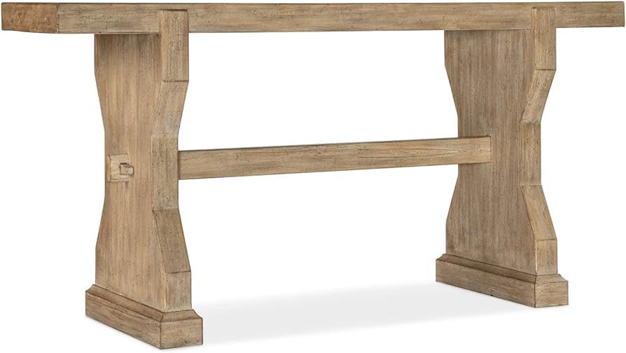 Hooker Furniture Commerce & Market Wood Trestle Sofa Table in Natural | Amazon (US)