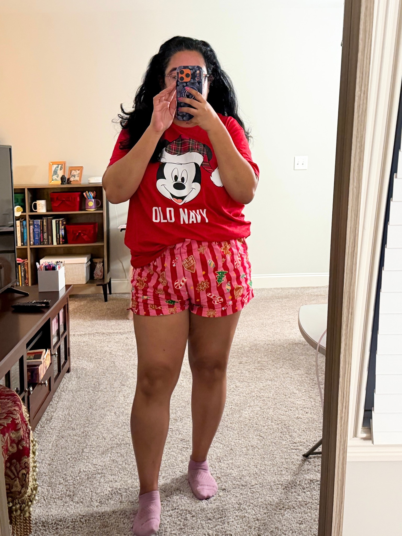 These holiday flannel short pajamas are on sale! Perfect time to pick them up and they have flannel pajama pants for matching with the fam on Christmas if you’re looking for matching pajamas. They have Disney style options too! I’m wearing an XL in my Mickey Mouse shirt and large in shorts  

#LTKHoliday #LTKMidsize #LTKHome
