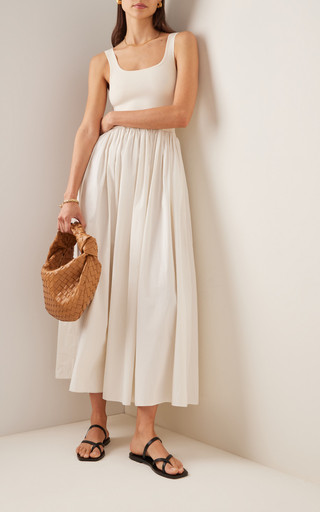 Ribbed-Knit and Cotton Maxi Dress | Moda Operandi (Global)