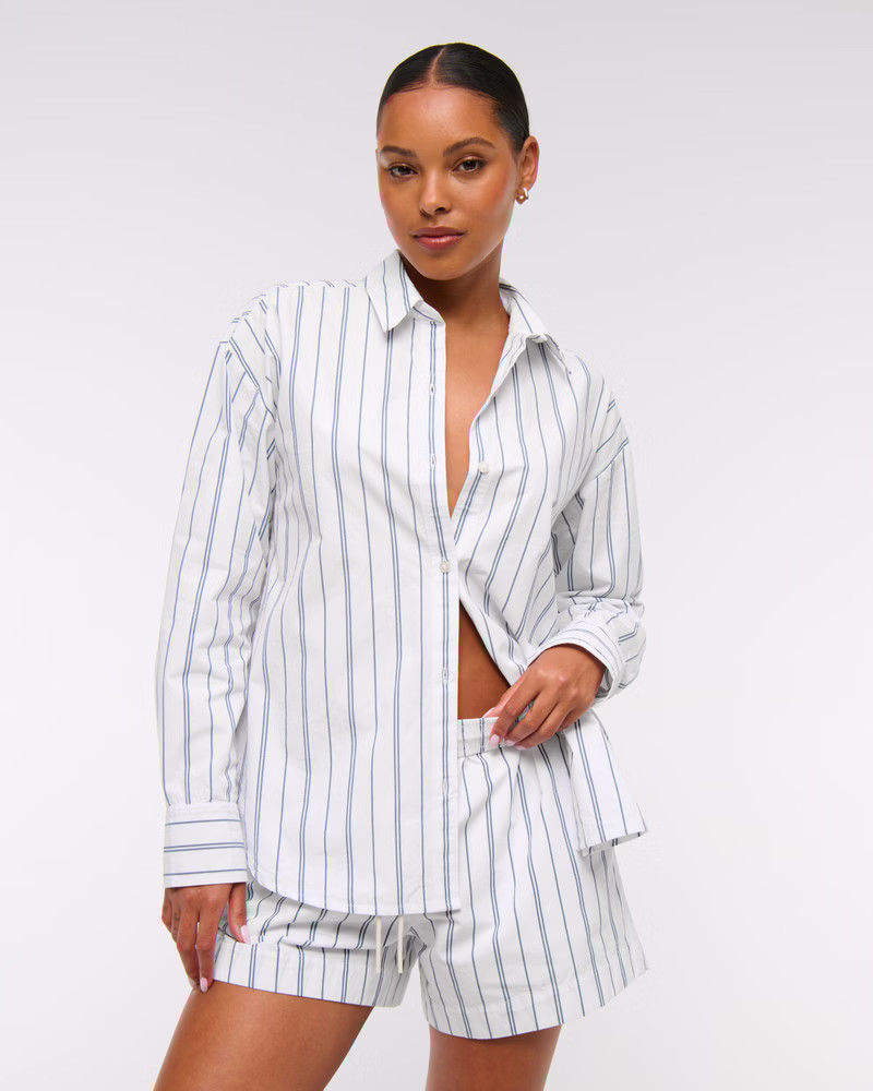 Poplin Pull-On Short | Abercrombie & Fitch (US)