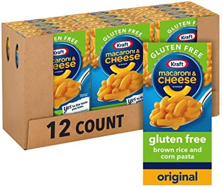Kraft Gluten Free Original Macaroni & Cheese Dinner (12 ct Pack, 6 oz Boxes) | Amazon (US)