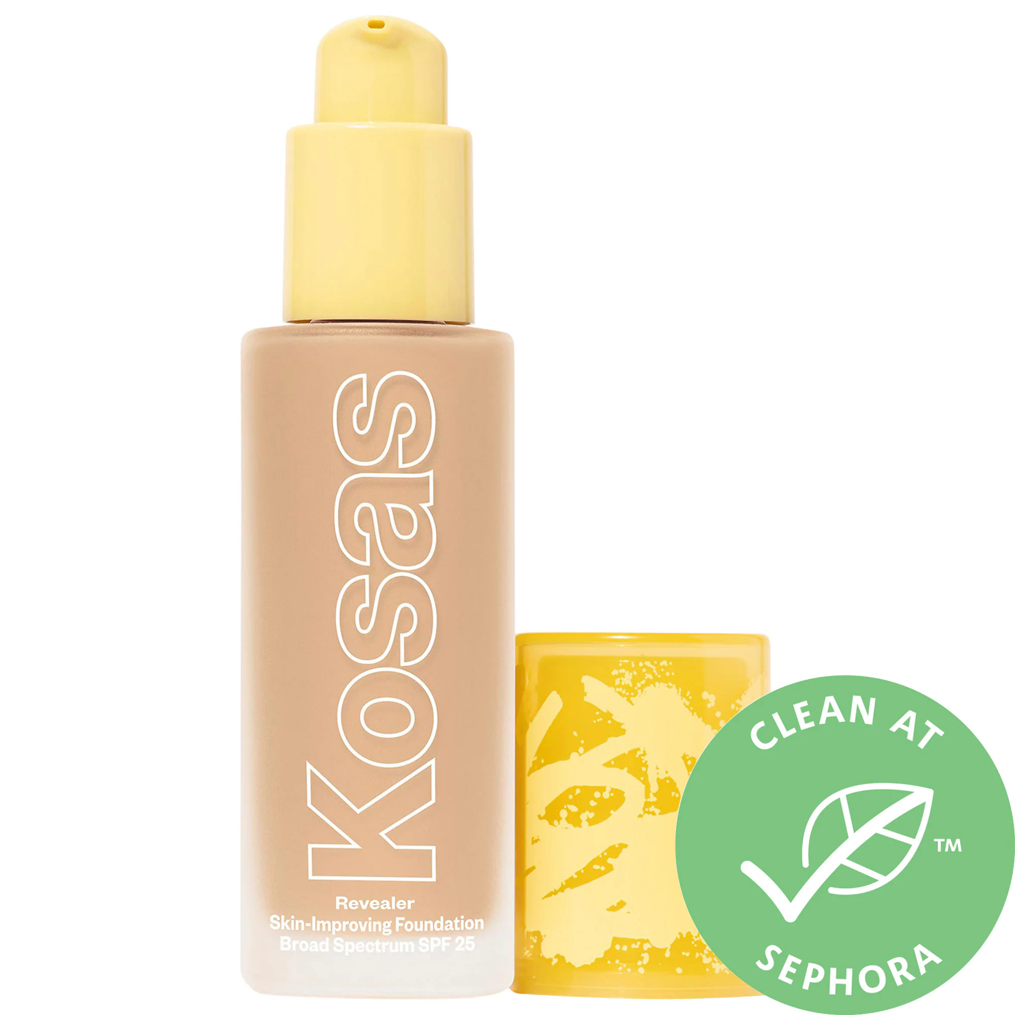 Kosas Revealer Skin-Improving Foundation SPF25 with Hyaluronic Acid and Niacinamide Light Neutral 14 | Sephora (US)