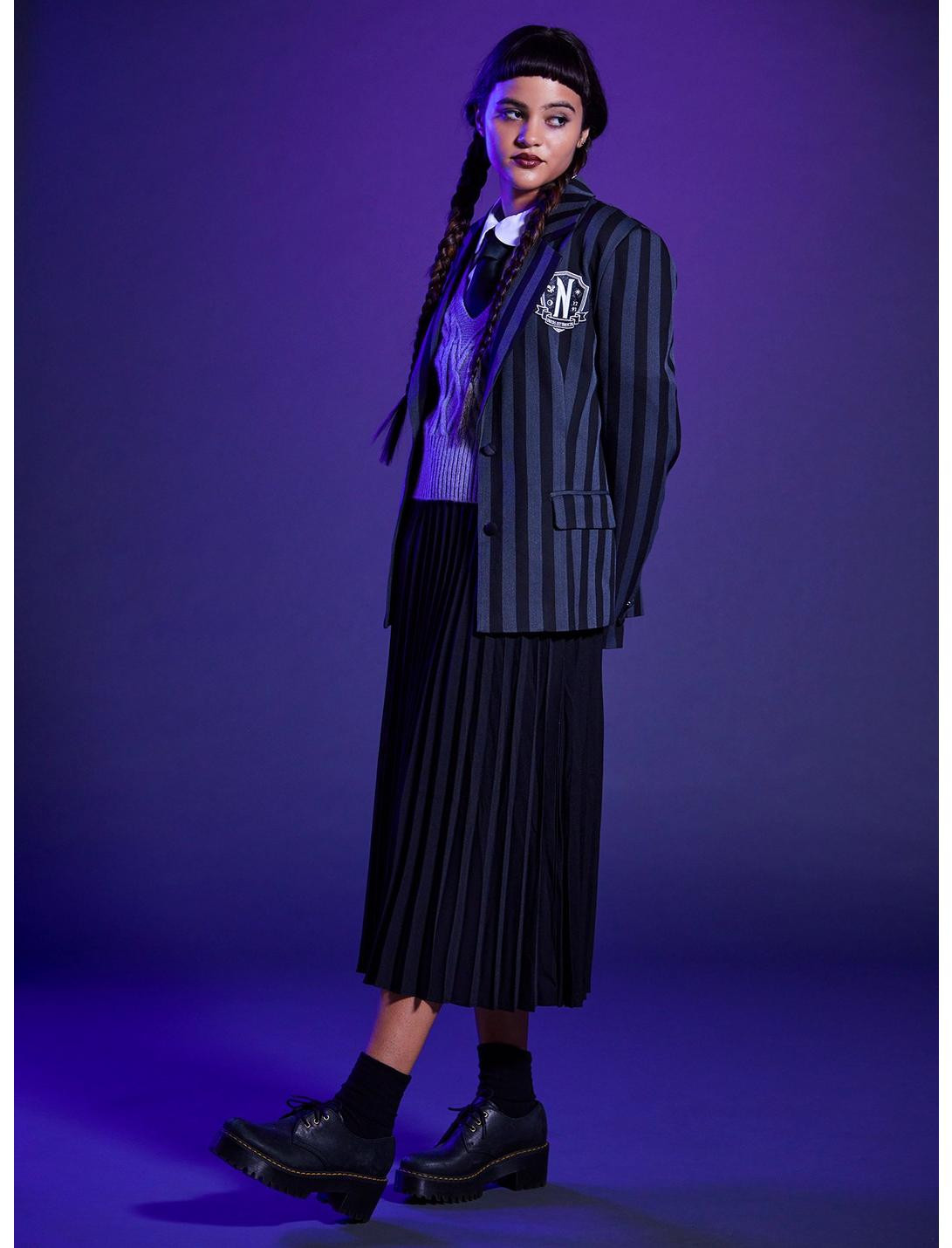 Wednesday Nevermore Girls Cosplay Blazer | Hot Topic