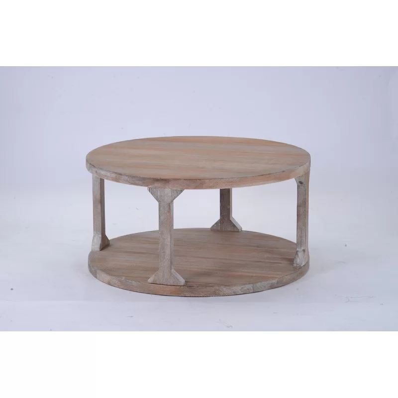 Samarinda Floor Shelf Coffee Table with Storage | Wayfair Professional