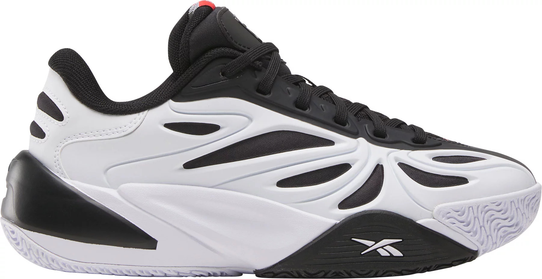 Reebok Kids' Grade School Angel Reese 1 Basketball Shoes, Size 4.5, White/Black/Energy Red | DICK'S Sporting Goods