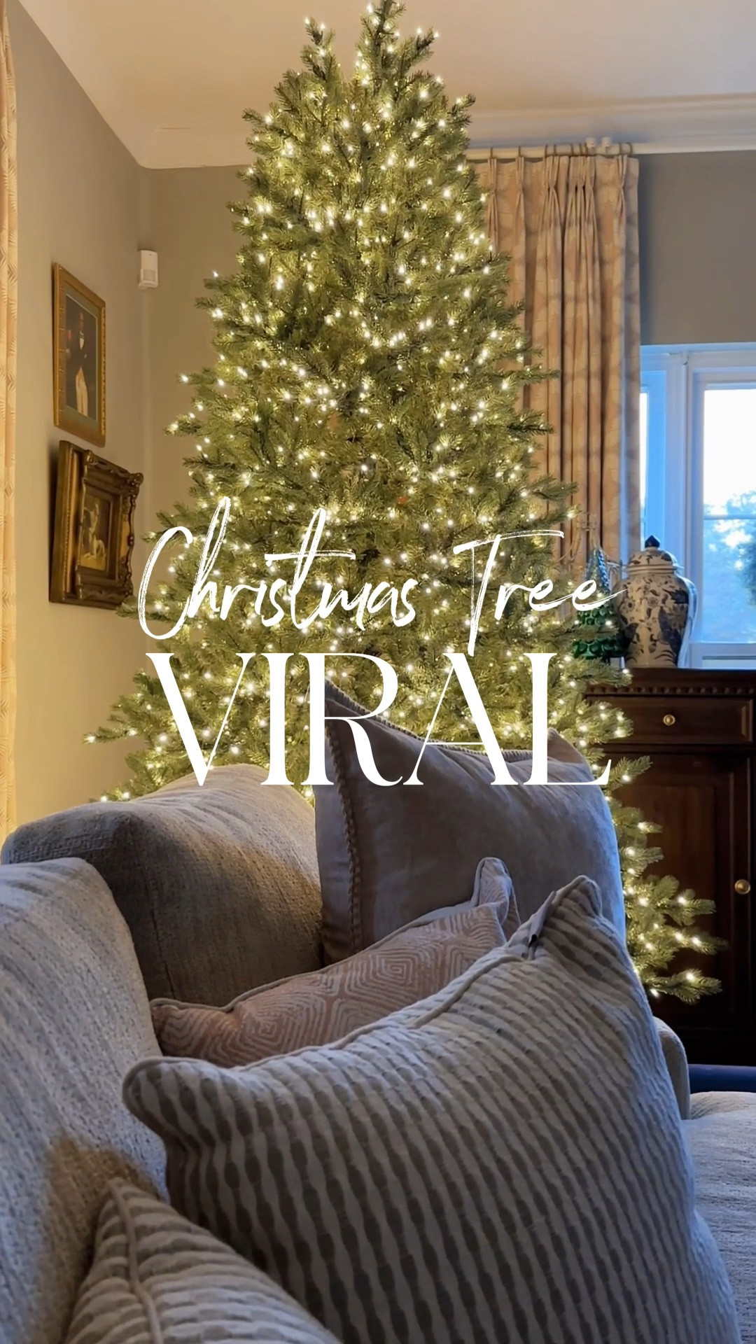 Alternative to the Home Depot Christmas tree, this has 3000 microled lights and is 7.5 ft tall. Grand duchess, viral Christmas tree

#LTKHoliday #LTKhome #LTKVideo