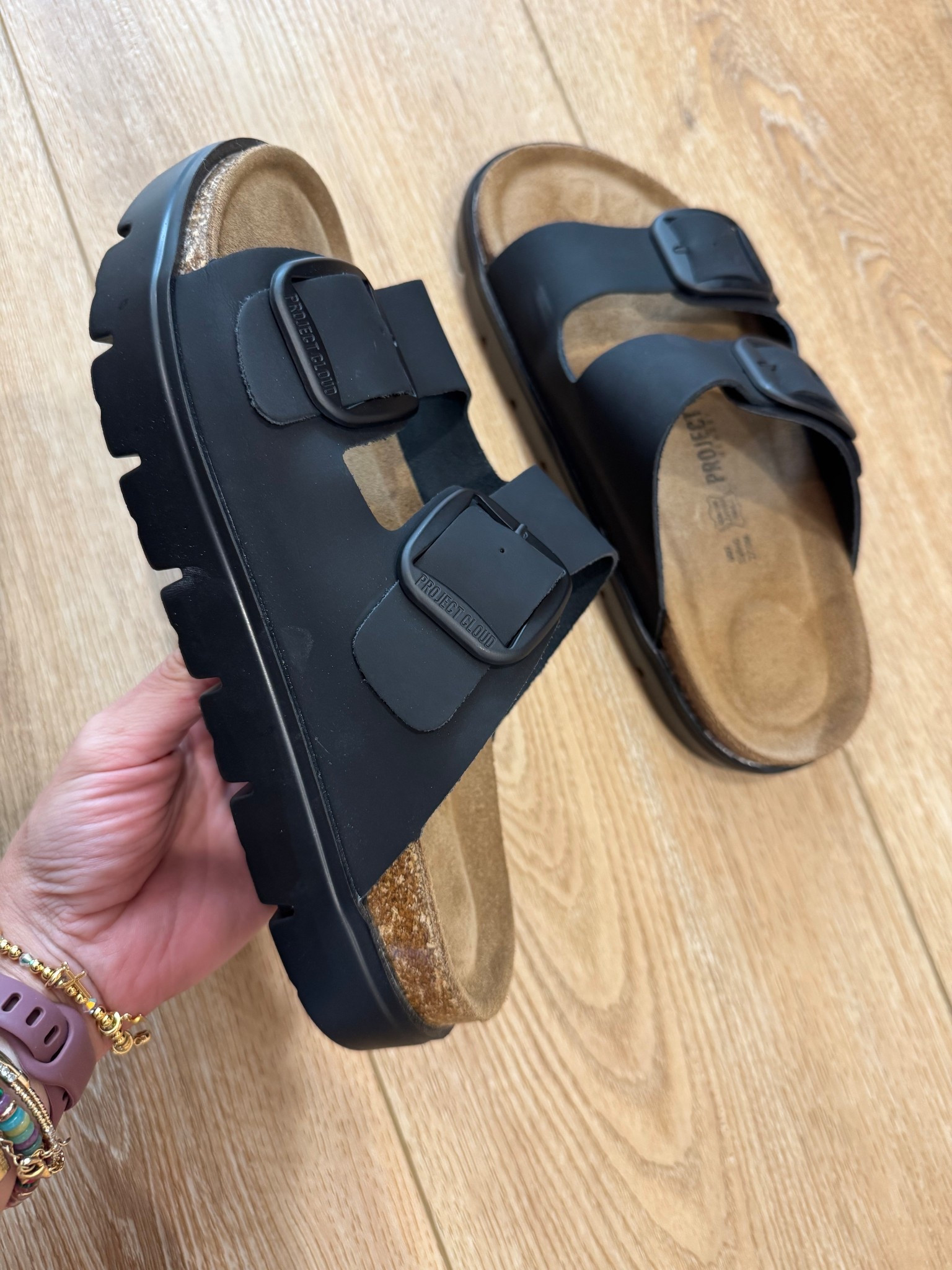 LOVE the black on black vibe here😍🖤 a great transition sandal for Fall! 🙌🏼 and a great look for less! I went tts.

Project cloud / amazon shoes / fall inspo / cute / style / chunky sandals / Holley Gabrielle 

#LTKShoeCrush #LTKFindsUnder100 #LTKSeasonal