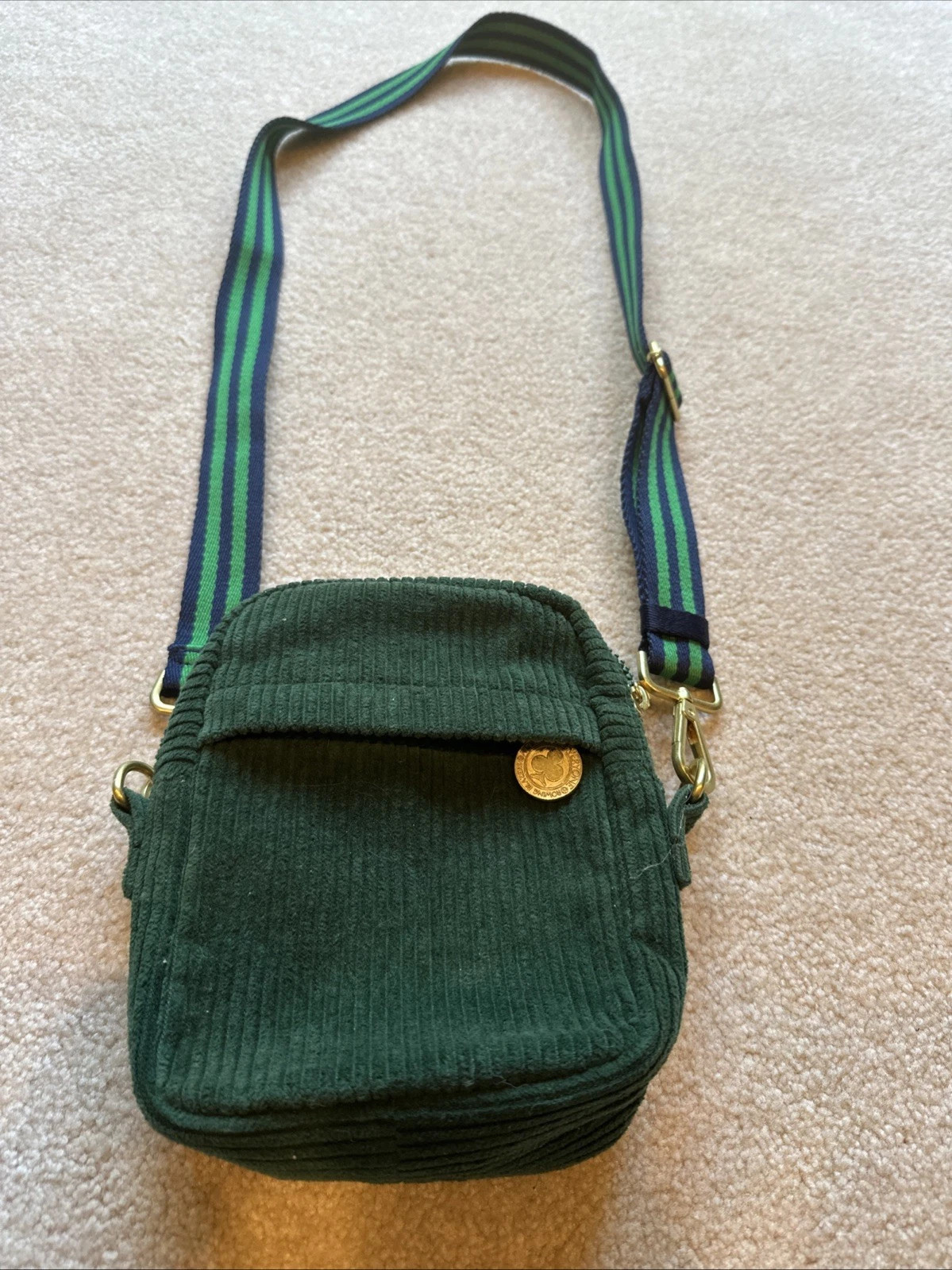 Ltd Edition Rowing Blazers x Target Green Corduroy Crossbody Bag Purse Preppy | eBay US