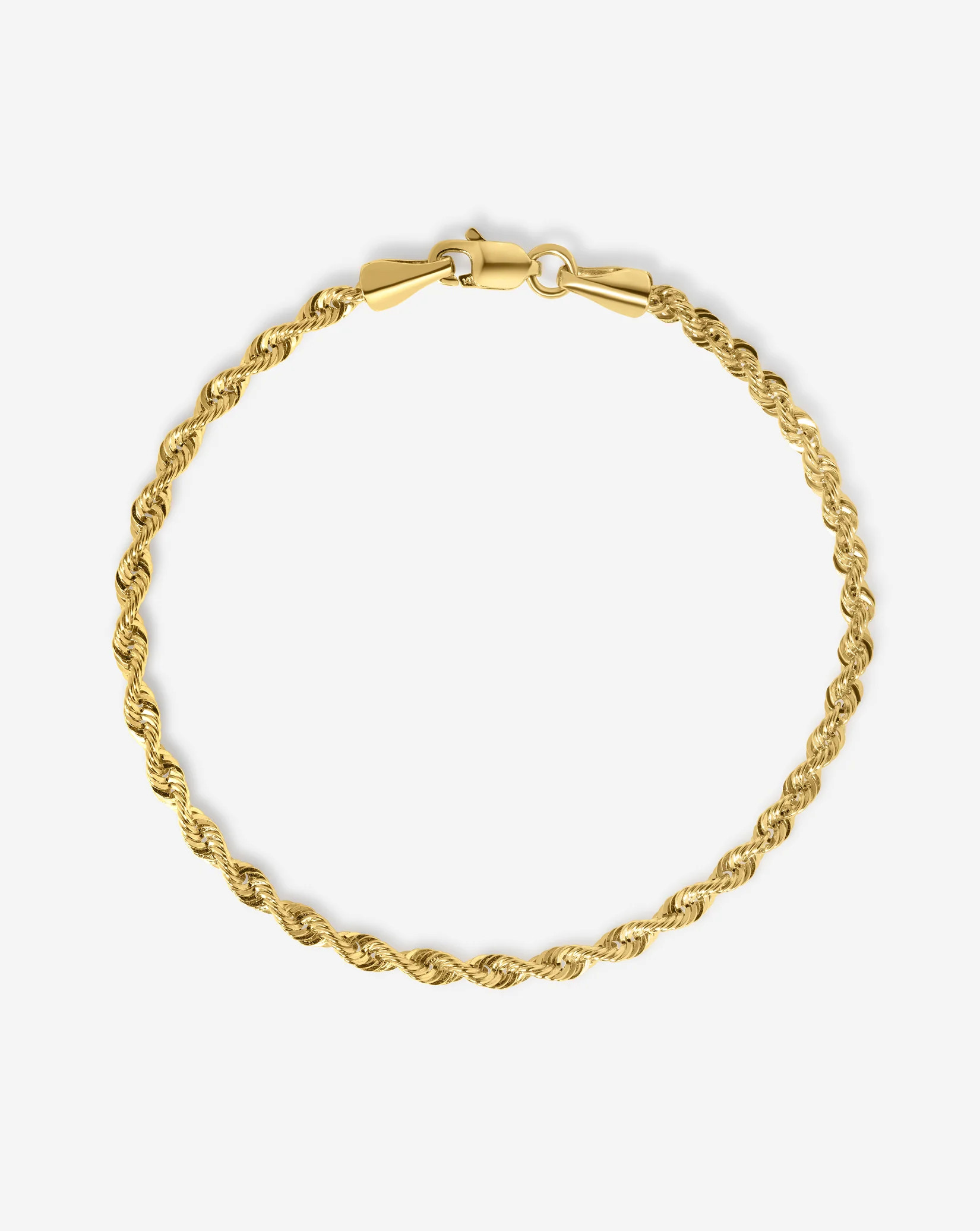Hollow Sparkle Rope Chain Bracelet | Ring Concierge