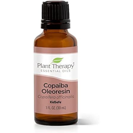 Plant Therapy Copaiba Oleoresin Organic Essential Oil 100% Pure, Undiluted, Natural Aromatherapy, Th | Amazon (US)