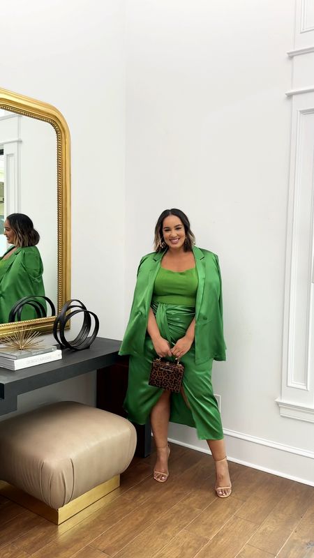 urrently Crushing on the color green 💚Also, can we talk about these @walmart finds all under $40
#walmartpartner #walmartfashion @walmartfashion  skirt
Dresses blazer graduation dresss outfit wedding guest linen semi formal brunch plus size mid size size 18



#LTKFindsUnder50 #LTKPlusSize #LTKMidsize