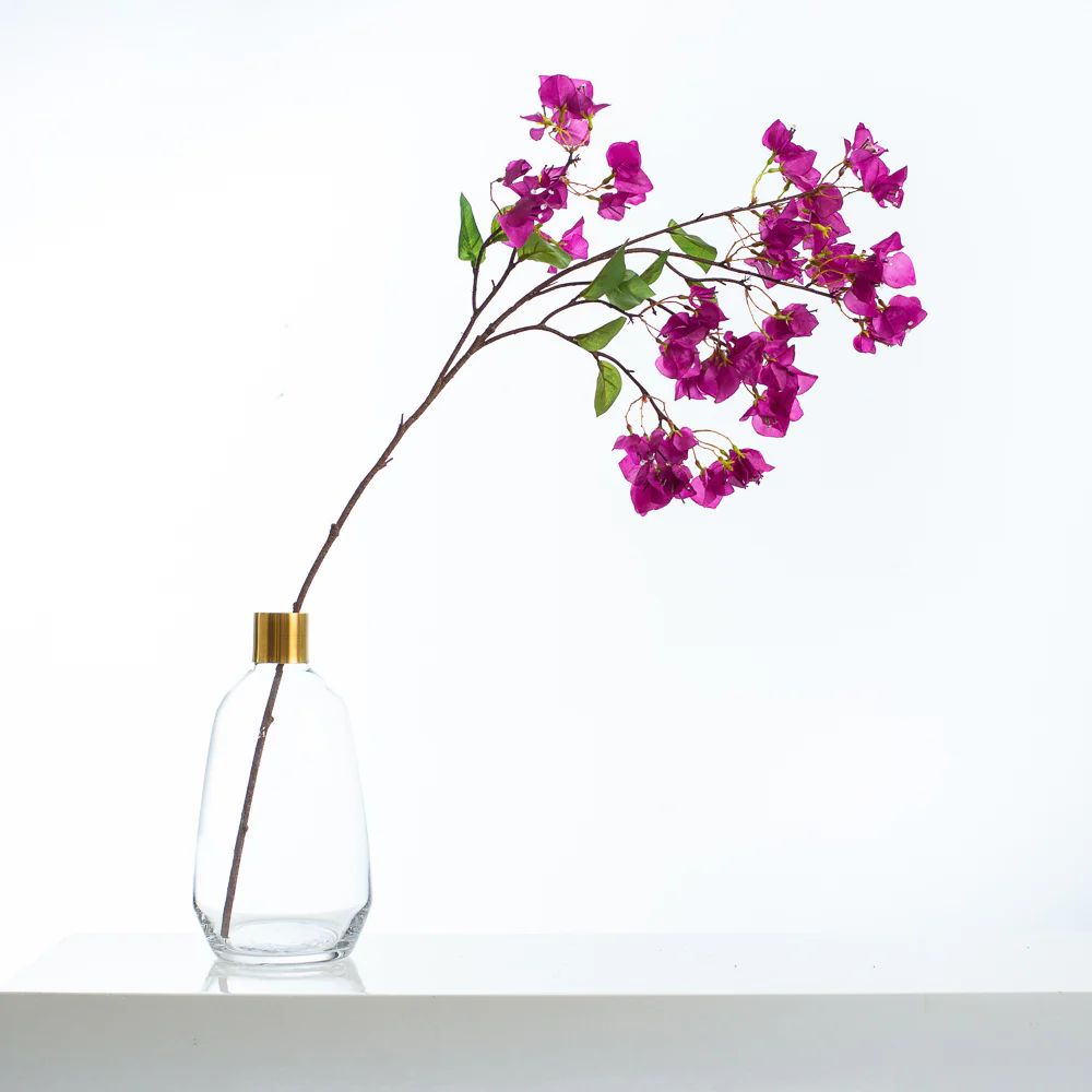 Real Touch Cerise Purple Bougainvillea Single Stem or Bundle of 3 | Darby Creek Trading