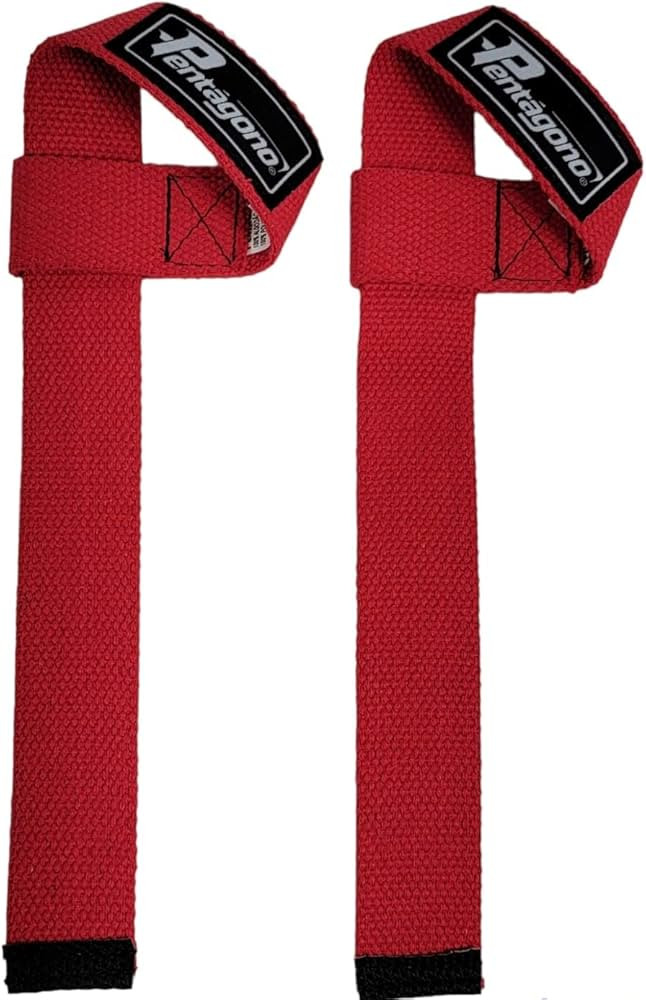 Tala Strap 100% Algodão P/Treinos Pesados De Musculação Vermelho | Amazon (BR)