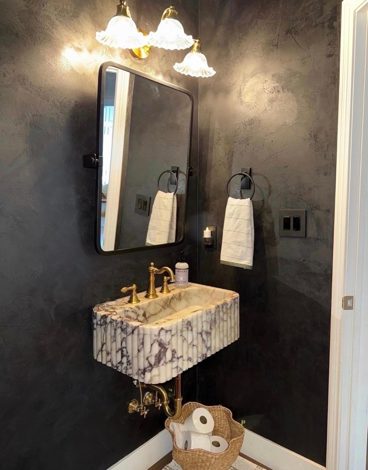 Marble sink and bathroom decor 🤍

#LTKdayinmylife #LTKSeasonal #LTKHome