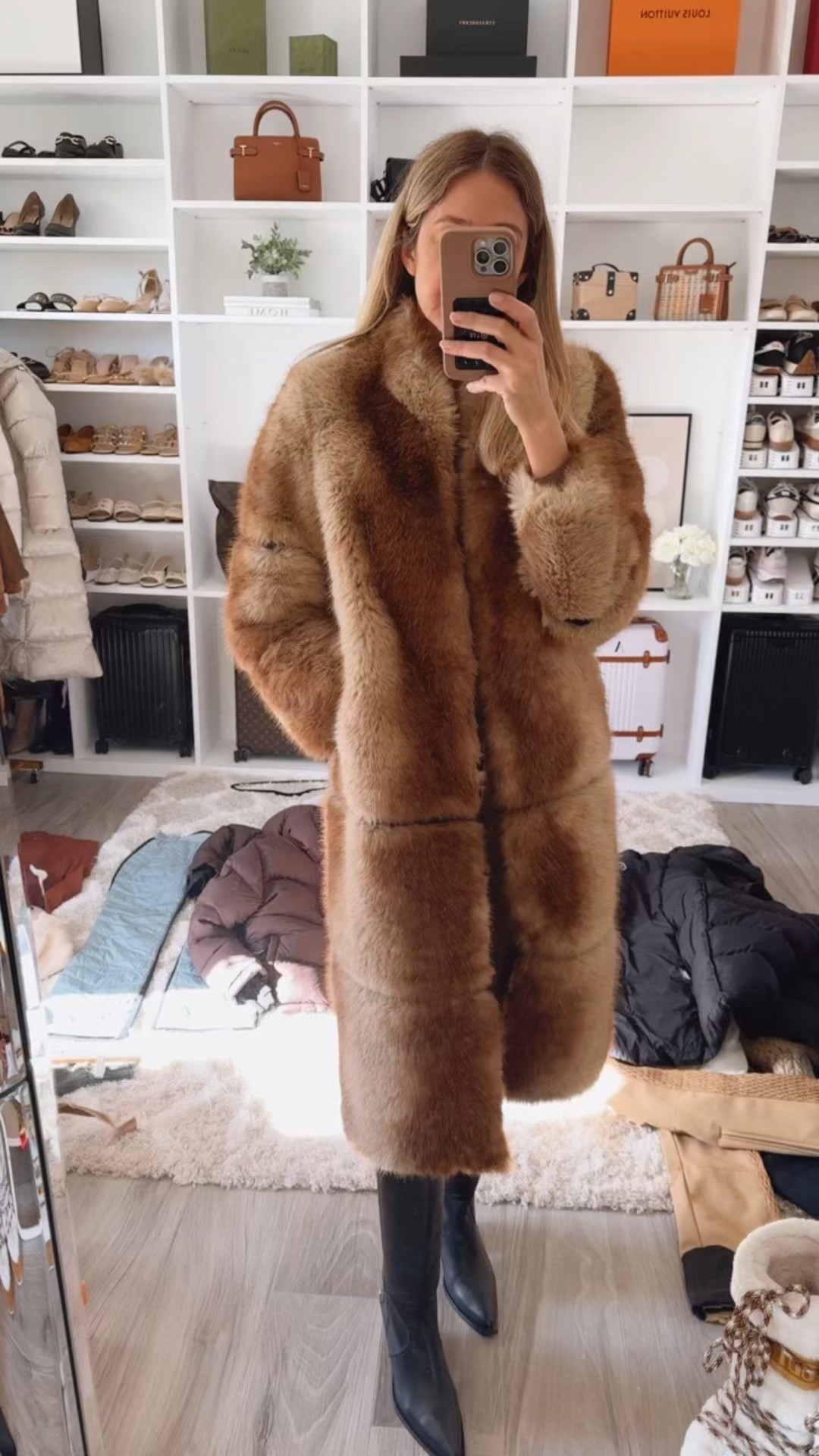 Definitely taking this fur coat for my winter trip! Warm and elegant, this coat elevates any casual outfit and it’s perfect for staying comfortable and warm in the winter. Runs true to size I’m wearing size small 

@shopbop #ad

#LTKTravel #LTKootd #LTKU